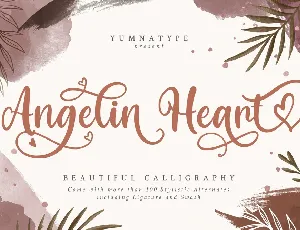 Angelin Heart font