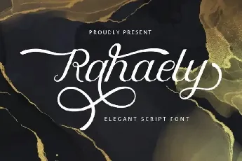 Rahaely Calligraphy font