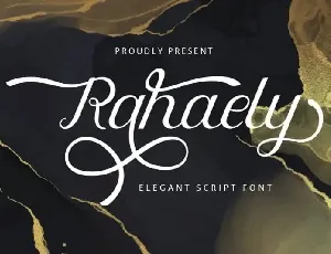 Rahaely Calligraphy font