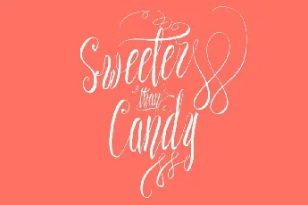 Sweeter than Candy Script font