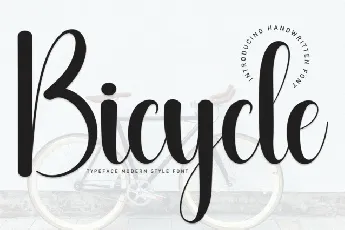 Bicycle Script Typeface font