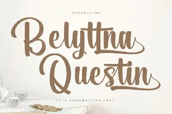 Belyttna Questin font