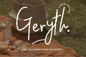 CF Geryth DEMO font