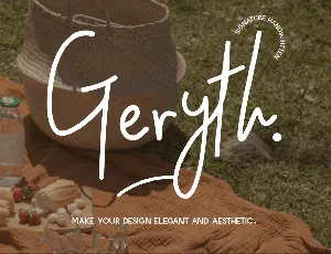 CF Geryth DEMO font