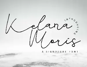 Kelana Moris Demo font