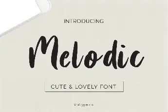 MELODIC font