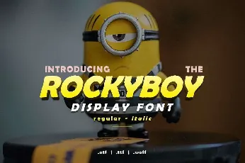 Rocky Boy font