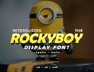 Rocky Boy font