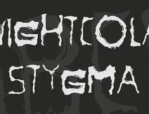 NightCola Stygma font