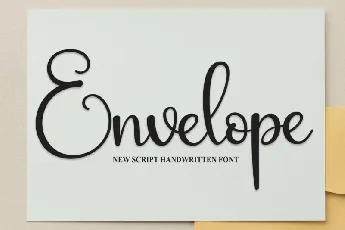 Envelope Script font