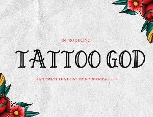 Tattoo God font