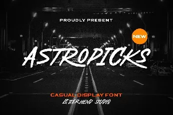 Astropicks font