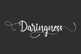 Daringness font