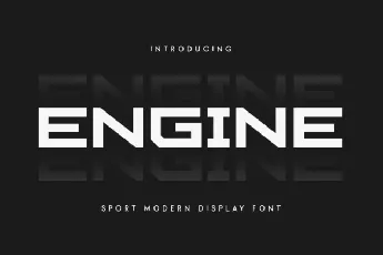 Engine Display font