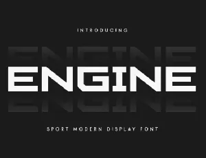 Engine Display font