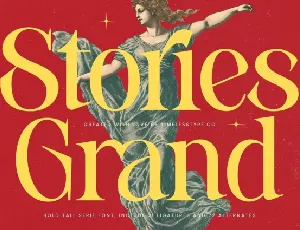 Stories Grand font