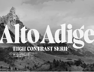 Alto Adige font