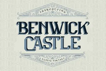 Benwick Castle font