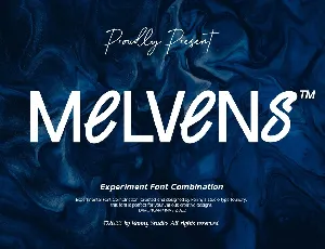 Melvens font