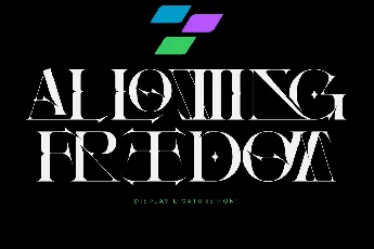 Allowing Freedom Demo font