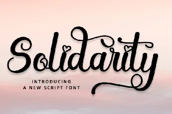 Solidarity font