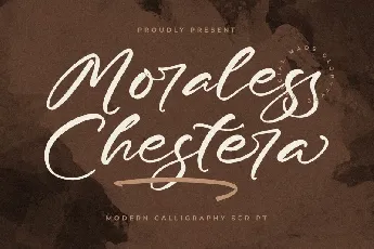 Moraless Chestera font