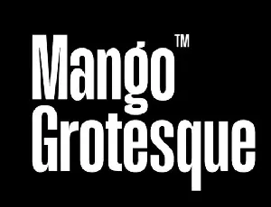 Mango Grotesque Family font