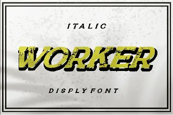 Worker font