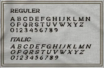 Worker font