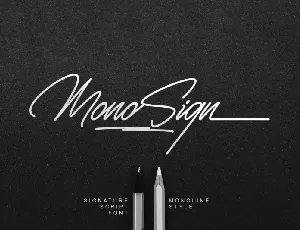 Monosign font