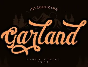 Garland Script font