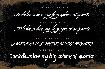 Wild Zova font