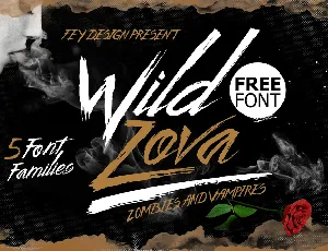 Wild Zova font