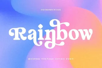 Rainbow Serif font