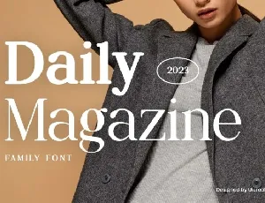 Daily Magazine Family font