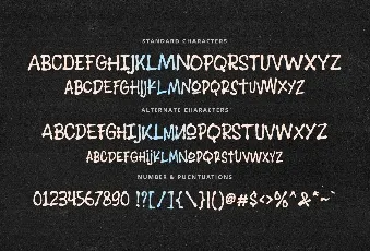 Blanko Exfrone font