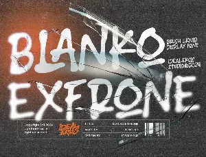 Blanko Exfrone font