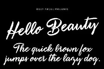 Hello Beauty Free Download font