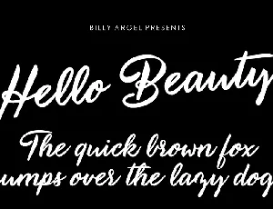 Hello Beauty Free Download font