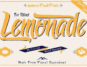 Lemonade Free font