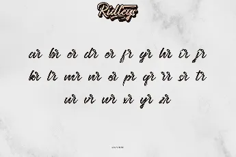 Ridleys Demo font