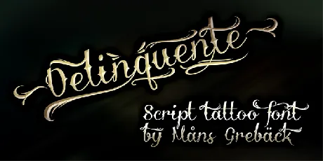 Delinquente Demo font