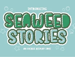 Seaweed Stories font