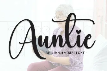 Auntie Script font