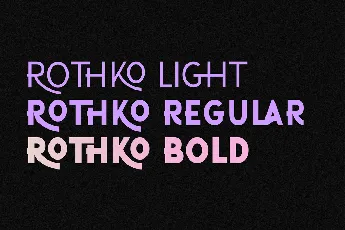 Rothko font