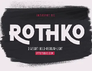 Rothko font