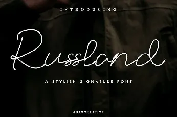 Russland font