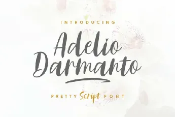 Adelio Darmanto font