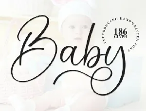 Baby Script font