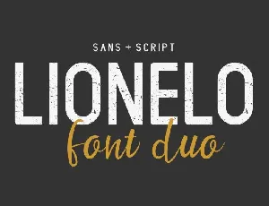 LIONELLO Special font